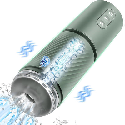 Pompe à pénis à vide 10 succions & 10 vibrations - Pompe d'agrandissement - Masturbateur masculin