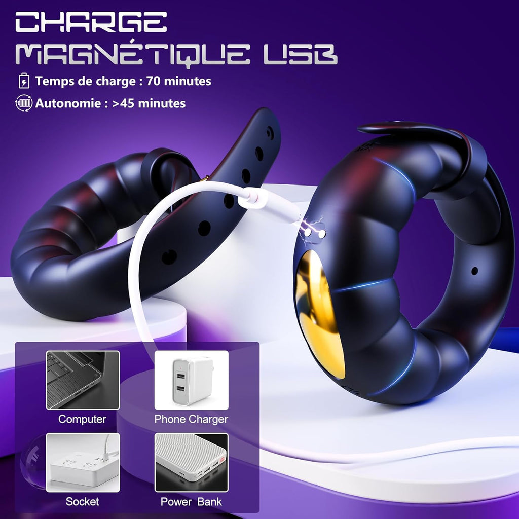 Anneau Vibrant Pénis Homme Sex Toys - App Vibromasseur Cockringe Hommes Reglable,Sex Toýs Homme Anneaux de Pénis avec 10 Modes de Vibration,Sextoy Objet Sexuelle Adulte Couple pour faire L'amour