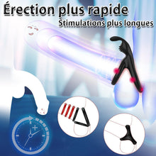 Load image into Gallery viewer, Anneaux de Pénis Triangle pour Homme Couples, Mecofy Silicone Anneaux Péniens Jouets Pour Améliorer les Performances Sexuelles, Plus Dur et Plus Fort 5 pièces